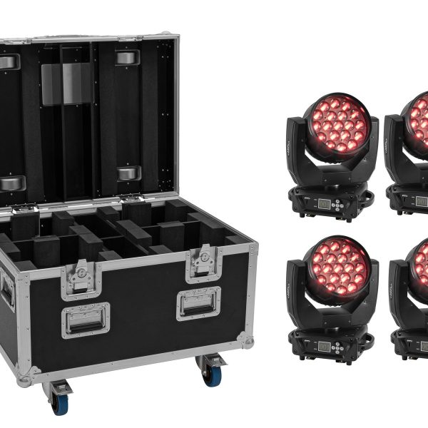4 in 1 Flight Case for iLed 19*15w