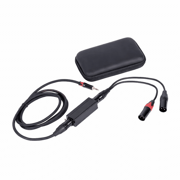 Mini Jack to 2x XLR Isolation Box